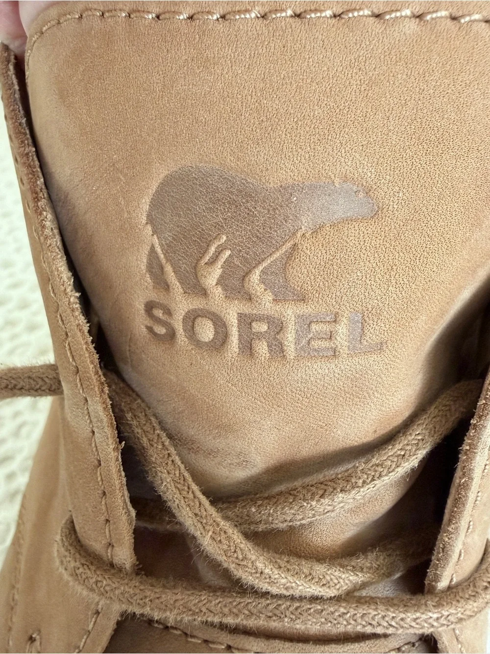 Men's Sorel Kezar Chukka Waterproof Ankle Boots Tan Nubuck Leather Size 12